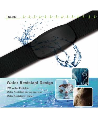 Karmatech HRM CL800 Heart Rate Knife - Bluetooth 4.0 Waterproof Adjustable | Perfect for Indoor & Outdoor Sports | Compatible with Nike Run Club & Runtastic Pro - Buy Online on GoSupps.com