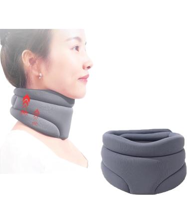 Cervicorrect Neck Brace Cervicorrect Neck Brace by Healthy Lab Co Cervicorrect for Snoring Soft Neck Brace Cervical Collar for Sleeping Snoring Neck Brace for Neck Pain and Support (Gray)