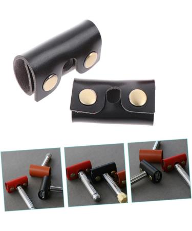 Doitool Leather Razor Cover - Travel Accessory for Razor Head Protection | Synthetic Leather Case for Men | 8.5x4.5cm - Buy Online on GoSupps.com