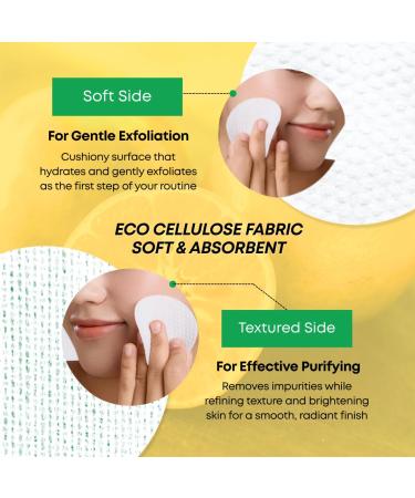 SOMISOME Green Tangerine Radiant Tone Up Pads Korean Toner Pads with Niacinamide Centella Asiatica & Vitamin C Dark Spot Corrector Tone-Up & Hydrating Face Toner 50 Pad - Buy Online on GoSupps.com