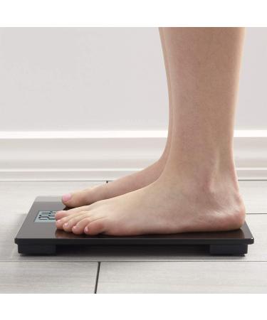 InstaTrack Large Display Digital Bathroom Scale - Black, 400 lb Capacity - Buy Online on GoSupps.com