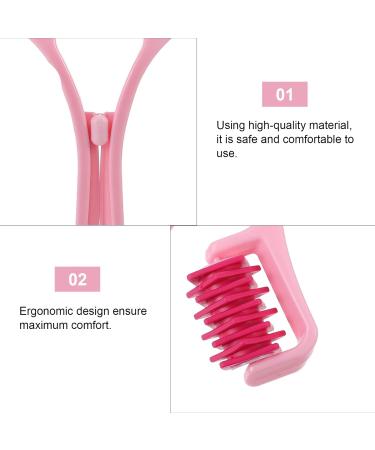 Besportble Y-Shape Hand Massager - Multi-Use Self-Massage Device for Legs Neck Arms & Elbows - Red Body Muscle Tension Relief - Buy Online on GoSupps.com