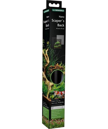Dennerle Scaper's Back Black - Back wall decorative film for nano aquariums Black