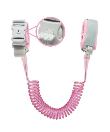 Anti Lost Wrist Link (8.2ft), Socub Breathable Toddler Leash Wrist for Child Safety, Wrist Link for Kids with Key Lock, Pink - Buy Online on GoSupps.com