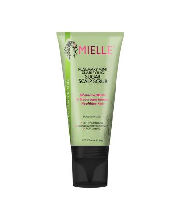 Mielle Organics Rosemary Mint Pre-Shampoo Clarifying Sugar Hair Scalp Scrub 6 Ounce