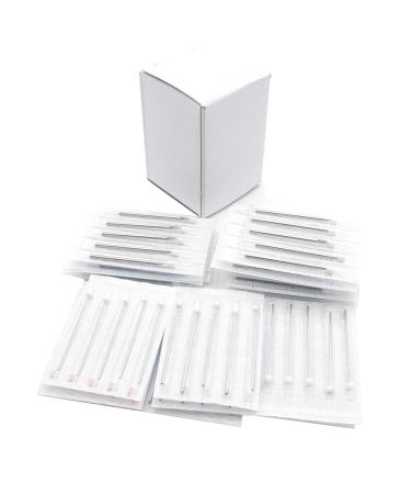Gospire 100Pcs Mix Body Piercing Needles | Sterilized Surgical Steel Assortment 12g-20g - Buy Online on GoSupps.com