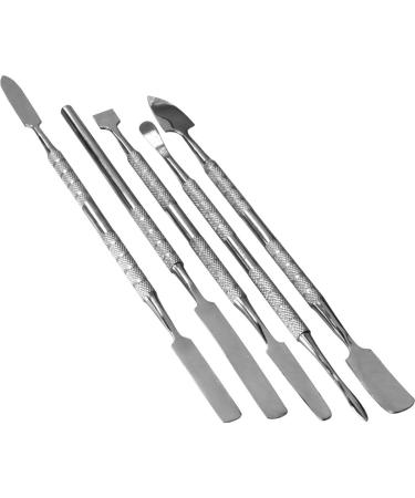 HTS 154S5 Stainless Steel Sculpting Tool Set - 5 Pc Spatula/Chisel for Wax & Clay - Buy Online on GoSupps.com