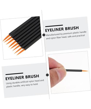 WOONEKY 100pcs Disposable Eyeliner Brush Lip Scrubber Tool Fine Liner Brush Eyeliner Makeup 9x6.5cm As Shown - Buy Online on GoSupps.com