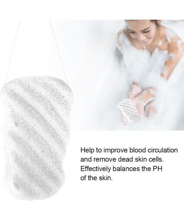 Buy 3-Pack Konjac Bathing Peeling Sponge | 100% Natural Gentle Body Cleanser & Massage Tool - Buy Online on GoSupps.com