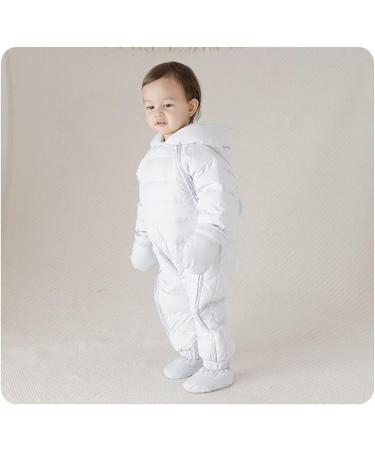 Famuka Baby Winter Down Snowsuit Hooded Puffer Outwear Blue 18-24 Months - Buy Online on GoSupps.com