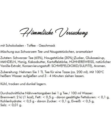  Quertee Quertee Black Tea Heavenly Toffee Verentation With chocolate Toffee flavor 100 g - Buy Online on GoSupps.com