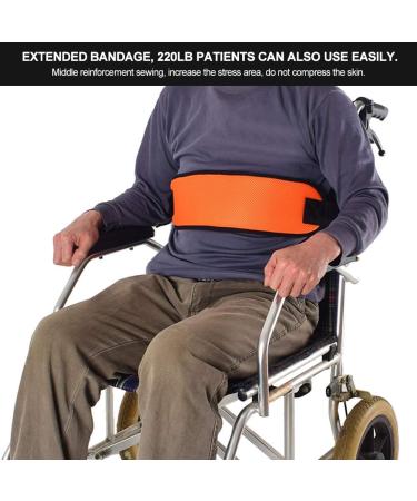 Tgoon Adjustable Mesh Bandage with Japanese Buckle for Wheelchair Patients - Orange - Buy Online on GoSupps.com