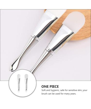 Beaupretty 2-in-1 Makeup Brush Set | Customizable Face & Eye Brushes | Silicone & Plastic Applicators for Liquid Foundation | International Shipping Available - Buy Online on GoSupps.com