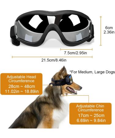 Dog Sunglasses: Medium Large Breed Goggles for Sun Protection & Safety - Buy Online on GoSupps.com