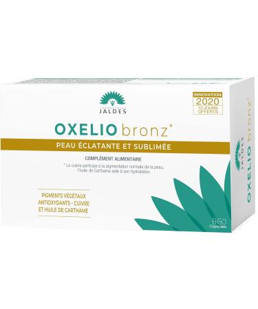OXELIO Bronz 60 Capsules | SOLAR | Normal to matte skin | Preserves skin hydration and enhances the tan | For glowing and golden skin all summer long - Buy Online on GoSupps.com