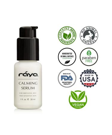 RAYA Calming Serum | Best Facial Treatment for Sensitive Skin | Reduce Redness & Inflammation - International Shipping Available - Buy Online on GoSupps.com