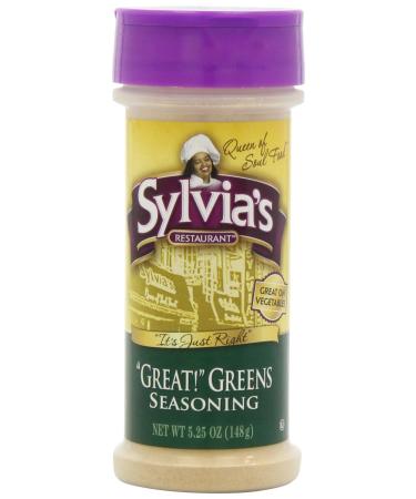 Sylvia's Great Greens Seasoning, 5.25 Ounce Containers (Pack of 12)