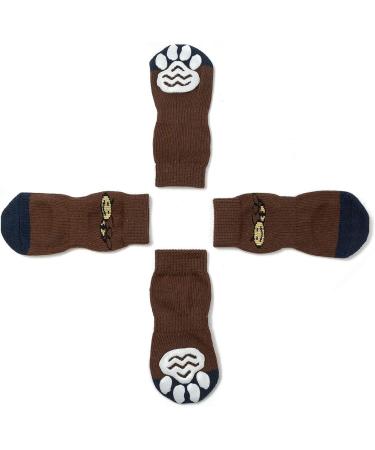 Pet Heroic Indoor Anti-Slip Socks for Dogs & Cats - 6 Sizes S to 3XL - Silicone Gel Paw Protection & Traction - Buy Online on GoSupps.com