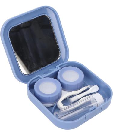 Shop Verdant Touch Mini Contact Lens Container Kit - Portable Purple & Multicolored Plastic Lens Holder for Daily Use Soaking & Retention - Perfect for Travel & Eye Care - Buy Online on GoSupps.com
