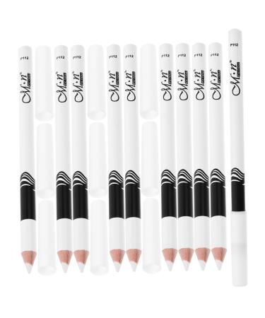 FOMIYES 50 Pcs Lying Silkworm Eyeliner Highlighter Eyeliner Pen Cosmetics Eye Line Pencils Miss Water Proof 1 count (Pack of 1) Whitex5pcs