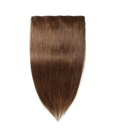 SEGO Clip-in Extensions | 100% Remy Human Hair Medium Brown #4-1 18 (45cm) - 50g Hairpiece - Buy Online on GoSupps.com