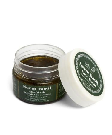 Rustic Art Organic Neem Basil Face Wash Concentrate for Deep Cleansing | Anti-Bacterial Anti-Fungal | 50gm - Buy Online on GoSupps.com
