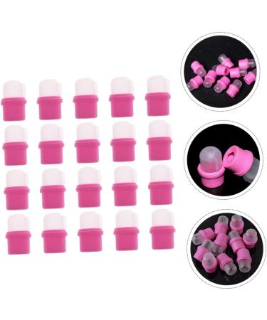 Set de 20 Couvre-ongles Dissolvants pour Vernis Taille Unique Rose Portable et R utilisable pour Manucure Domicile et Retrait de Faux Ongles - Buy Online on GoSupps.com