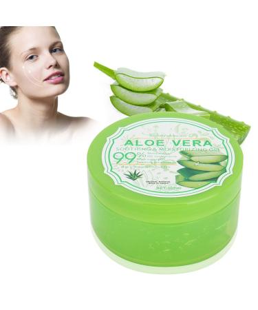 Aloe vera gel 300g bio aloe vera gel moisturizing for damaged skin relieves acne scars and redness dry aloe vera gel 100 percent for sun -burned skin