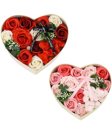 Rose Flower Soap Bouquet - Floral Scented Bath Soap for Valentines Day - Buy Online on GoSupps.com