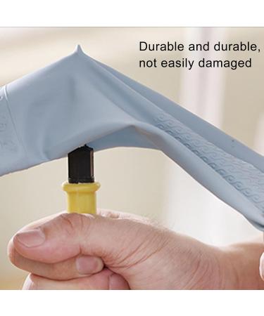 Household Gloves 1 Pair Cleaning Cute Panda Pattern Dishwashing Waterproof Plush Housework for Home Kitchen Autumn Blue M - Buy Online on GoSupps.com