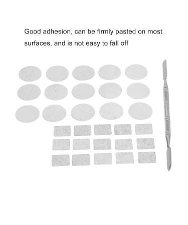 30 Metal Stickers for Magnetic Pallets - Self-Adhesive Makeup Palette Labels - 15 Round & 15 Square Eyeshadow Stickers - Buy Online on GoSupps.com