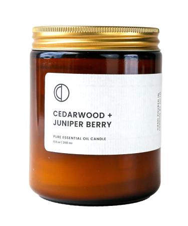 OCT Cedarwood + Juniper | Scented candle with soy wax and natural essential oils 250ml Cedarwood + Juniper 250ml