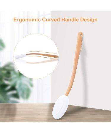 MAQUITA 2 in 1 Back Cream Applicator & Body Brush with Long Handle | Self-Application Back Scrubber with 3 Pads | Portable & Convenient for Travel - Buy Online on GoSupps.com