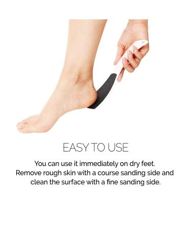 F3 Systems S-Line Emery Foot File | Double-Sided Pedicure Tool for Cracked Heels | Ergonomic Design, 1 Count - Buy Online on GoSupps.com