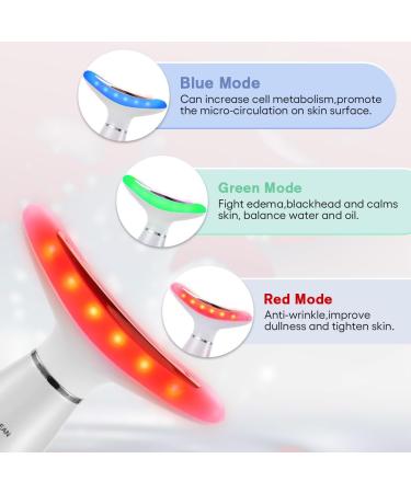 LATME Facial Massager - 3 Mode Neck & Face Massager Tool with Heat | Portable Beauty Instrument for Glowing Skin - International Shipping Available - Buy Online on GoSupps.com