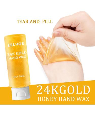 LKJYBG Peel Off Hand Wax Mask | 24K Moisturizing Paraffin Wax for Hand Care & Repair - 30ml - Buy Online on GoSupps.com