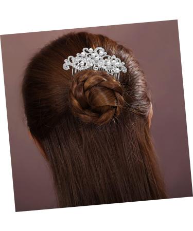 Didiseaon Hair Pearls Hair Claw Clips for Women Pearl Bridal Side Combs Pearl Bridal Comb Womens Hair Clips Wedding Veils Bride Veil Rhinestone Headpiece Hair Ornament Rose Women's Metal Pin - Buy Online on GoSupps.com