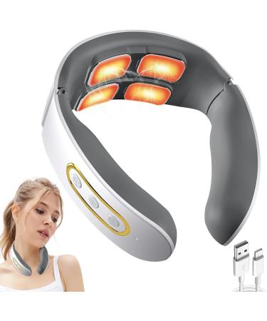 Neck massage device intelligent neck massage device with heat portable neck massage device for neck for pain relief portable Neck massage with 6 modes 9 intensity levels - Buy Online on GoSupps.com
