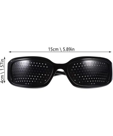 Healifty Pinhole Glasses - 4 Pieces Eye Training Glasses Relaxation & Amblyopia Solutions for Men & Women Black Sport Sunglasses - Buy Online on GoSupps.com