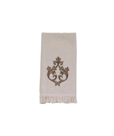 Avanti Linens Monaco Fingertip Towel, Ivory Ivory Fingertip Towel