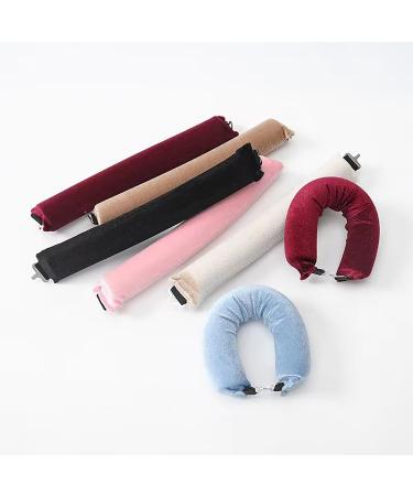3PCS Heatless Hair Curlers for Long/Medium Hair - Overnight Curls with Soft Velvet Flexi Rods (Khaki) - Buy Online on GoSupps.com