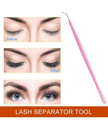 Eyelash Separator Comb Eyelash Brush Eyelash Lifting Eyelash Enhancement Tool Eyelash Brush Extension and Tint Lash Lift Pink 1 Piece - Buy Online on GoSupps.com