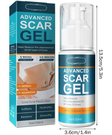 VKVWIV Postpartum Pregnancy Scar Gel 50ML - Blue One Size | Scar Fix Plaster for Smooth Skin Desalination - Buy Online on GoSupps.com