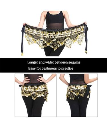 Shop Chiffon Hip Towels & Belly Dance Belts | Indian Dance Accessories with Gold Coins for Parties & Celebrations - Buy Online on GoSupps.com