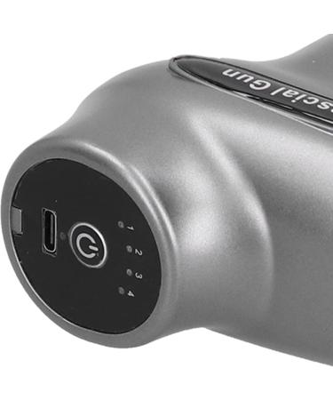 Mini Muscle Massager - Adjustable Vibration Deep Tissue Electric Massager for Fitness & Relaxation (Gray) - International Shipping Available - Buy Online on GoSupps.com