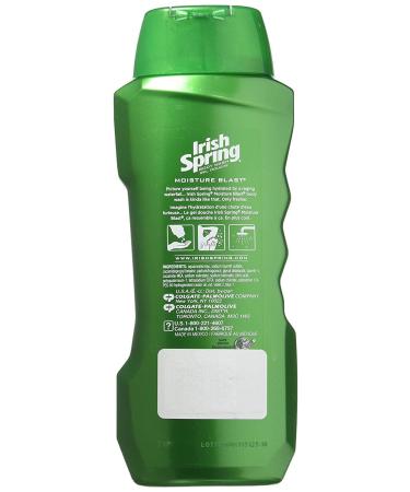 Irish Spring Moisture Blast Body Wash 18 oz (Pack of 3) - Hydrating Formula | 18 Fl Oz - Buy Online on GoSupps.com