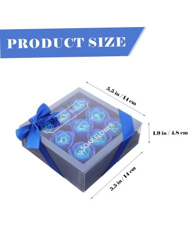 Artibetter 3 Boxes Rose Soap Flower Eternal Rose Bouquet Flower Gifts Rose Gifts Blue Gifts Graduation Party Floral Shower Soap Blue Rose Petals Diy Fake Rose Boxed Gift Box - Buy Online on GoSupps.com