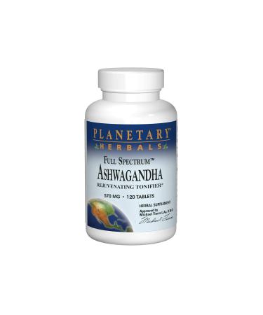 Planetary Herbals Full Spectrum Ashwagandha 570 mg 120 Tablets
