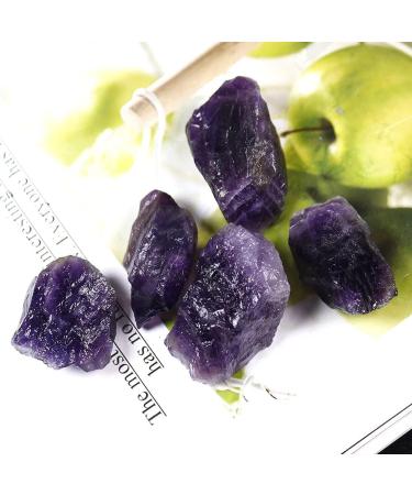 for 50g/Bag Natural Amethyst Raw Crystal deep Purple Rough SpecimenCrystal Quartz Stones and Minerals Fish Tank Stone Component - Buy Online on GoSupps.com