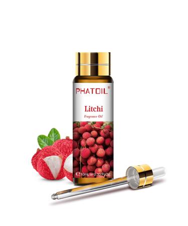 PHATOIL - Litchi Fragrance Oil for Diffuser for Home Aromatherapy Soap Making Candle Making Burner Oil - 10ml Litchi 10.00 ml (Pack of 1) - Buy Online on GoSupps.com